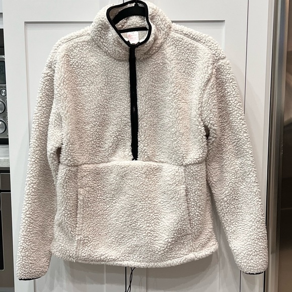 No Boundaries Jackets & Blazers - No Boundaries Mock Neck Plush Quarter Zip